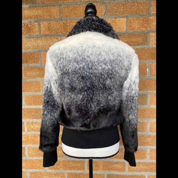 Sam edelman ombre faux fur coat Sz small - Picture 8 of 12